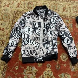 Brooklyn Nets Graphic Bomber Jacket